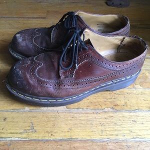 Vintage Doc Marten wing tip creeper gibsons
